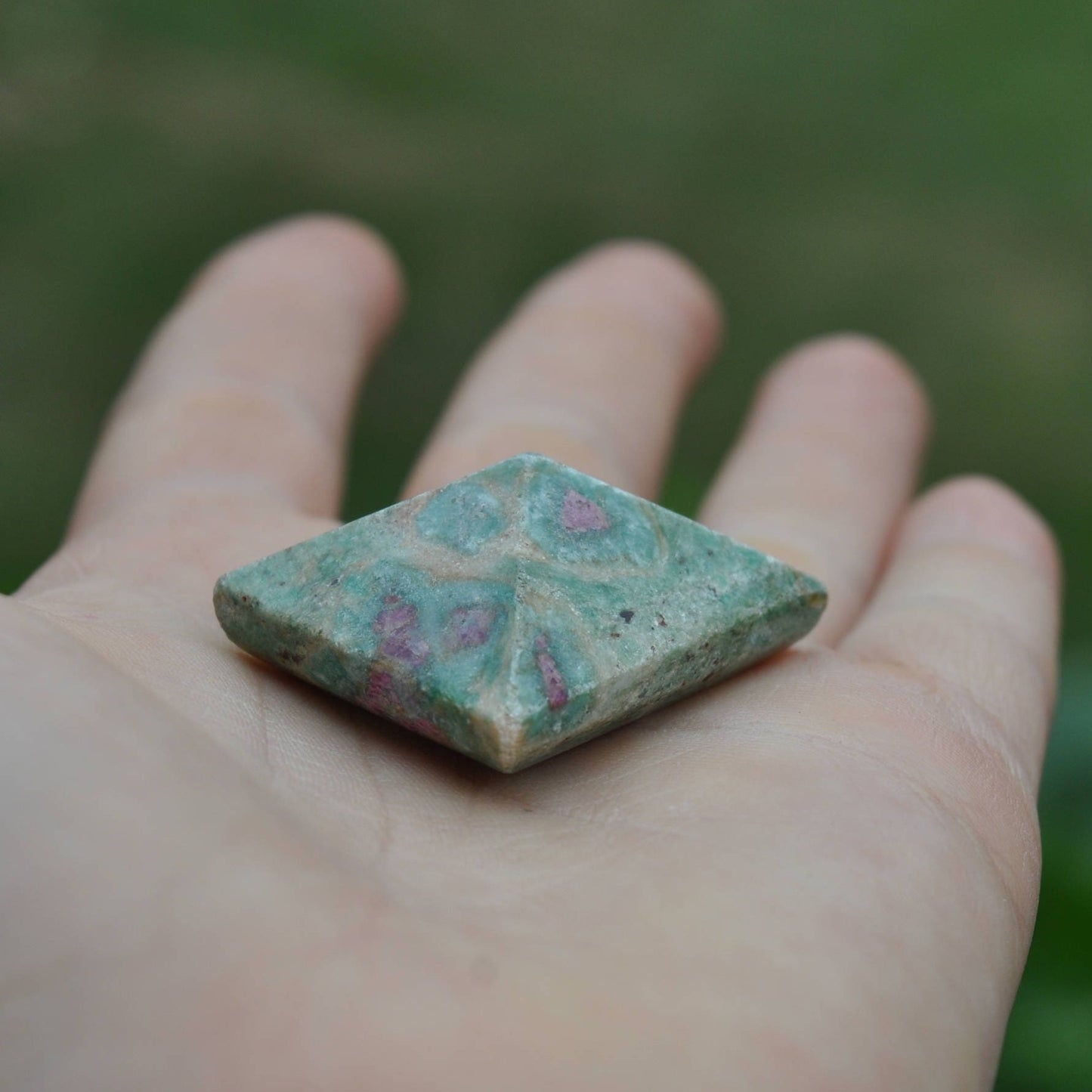 Ruby in Zoisite Crystal Pyramid, 22g