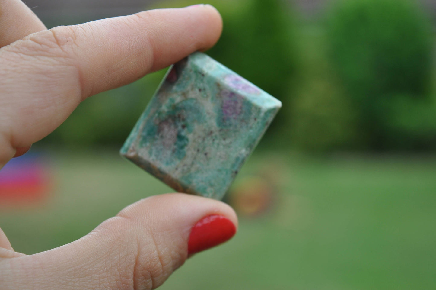 Ruby in Zoisite Crystal Pyramid, 22g