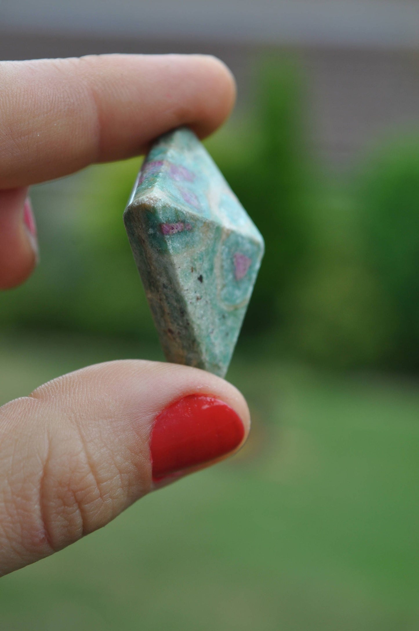 Ruby in Zoisite Crystal Pyramid, 22g