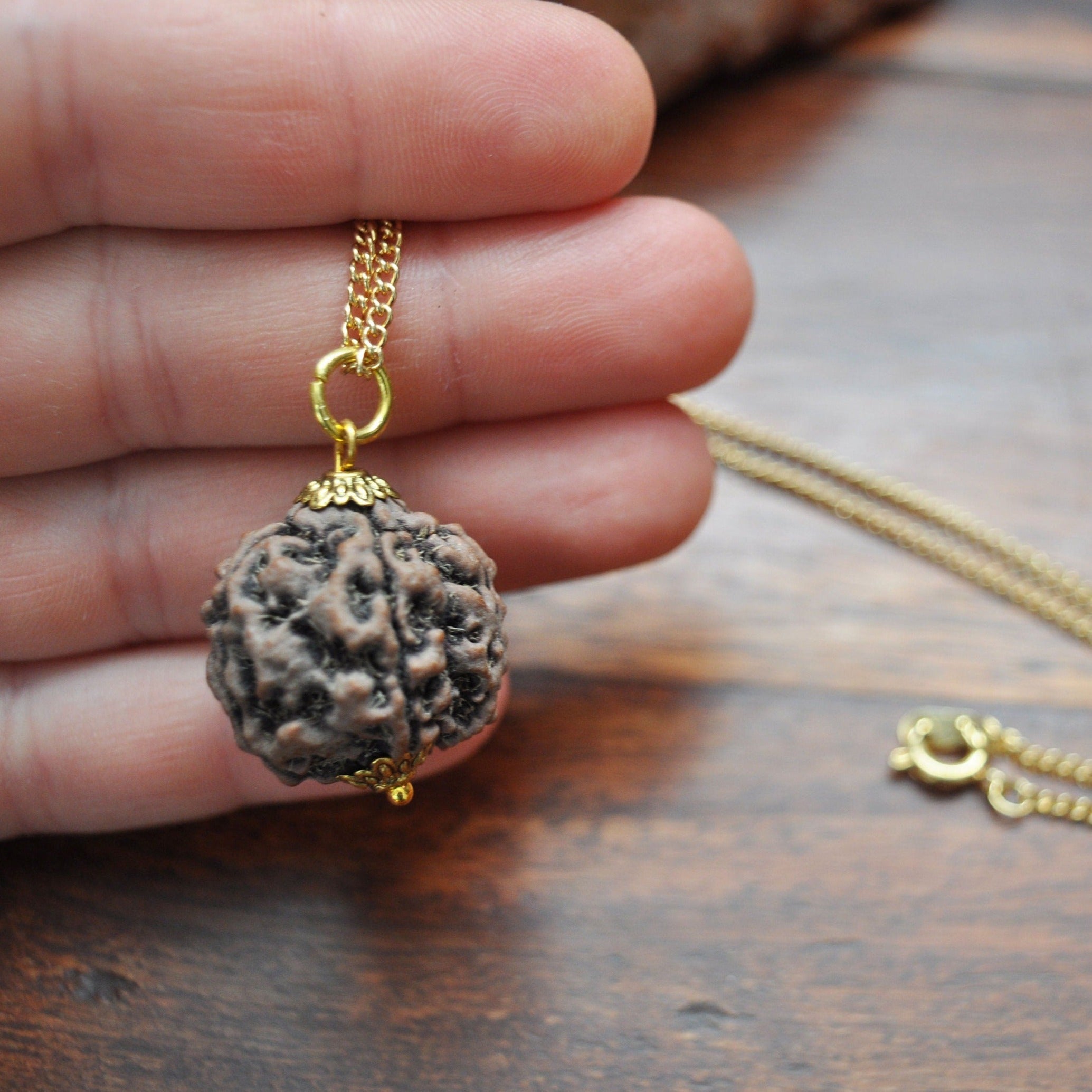 Rudraksha and 2025 gold chain